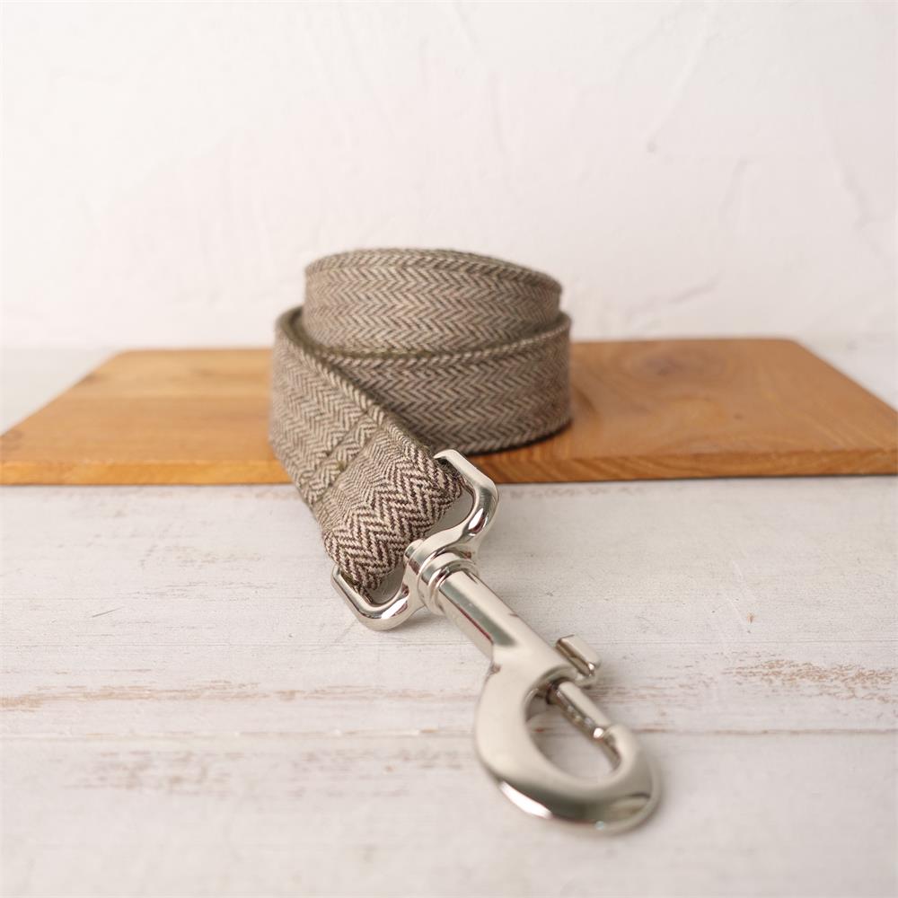 COUNTRY TWEED Collar, leash from Woof & BOOP